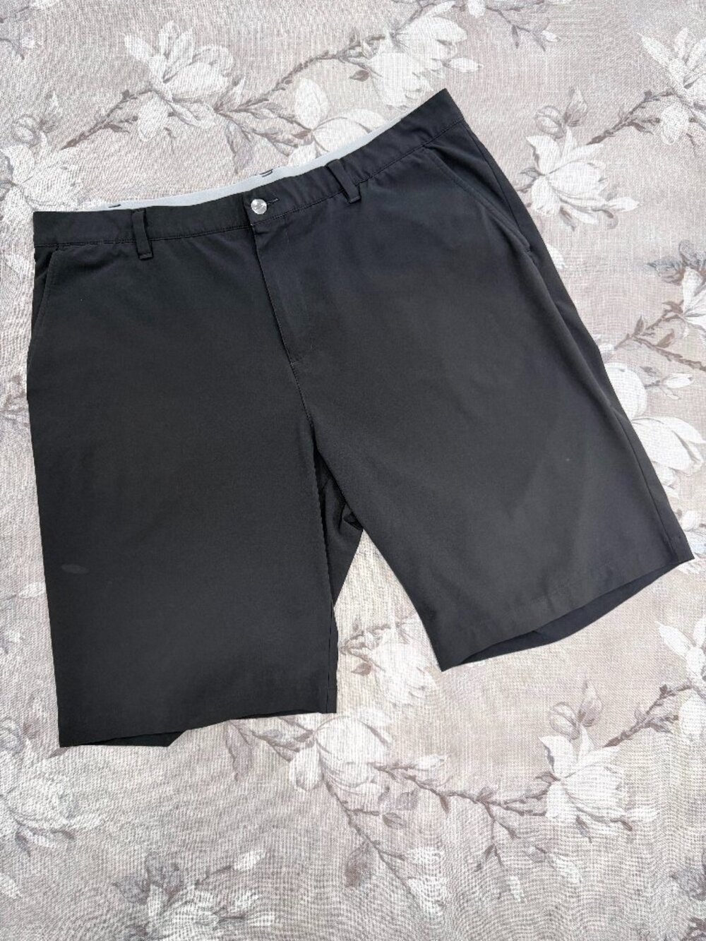 Adidas Golf Men's Black Stretch Golf Shorts Size 38 Performance